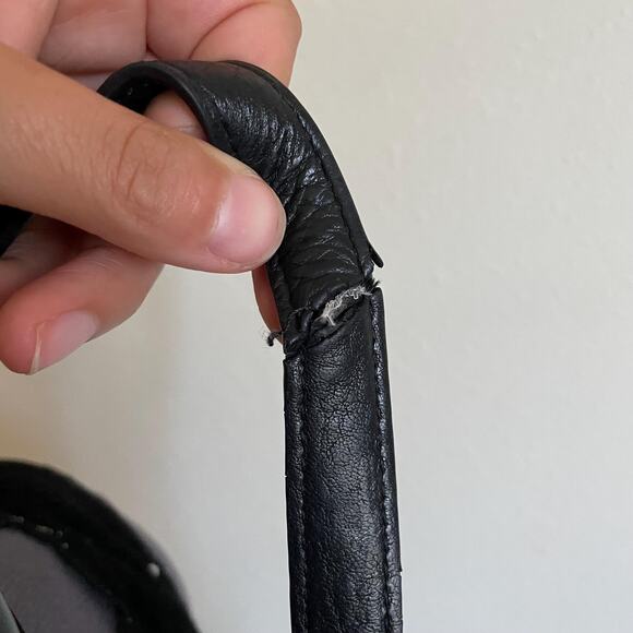 KATE SPADE black leather crossbody bag medium purse - Picture 9 of 9